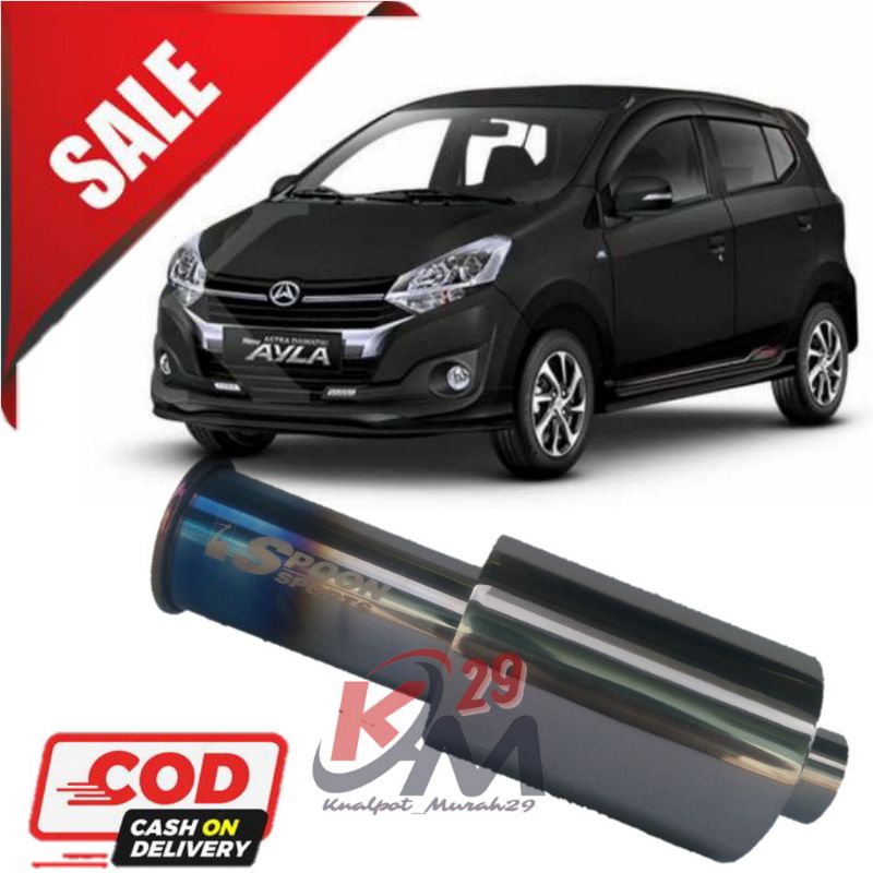 KNALPOT SPOON MOBIL BENSIN DAN SOLAR NON TURBO STAINLES SUARA BAS GAHAR