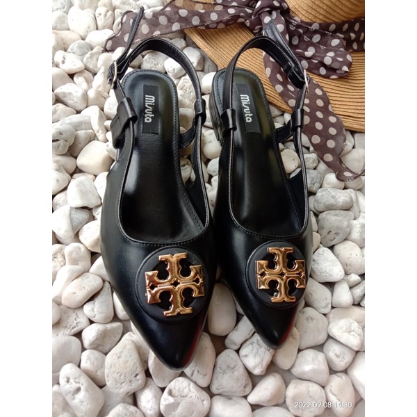 Misuta tory flat shoes hak 2cm