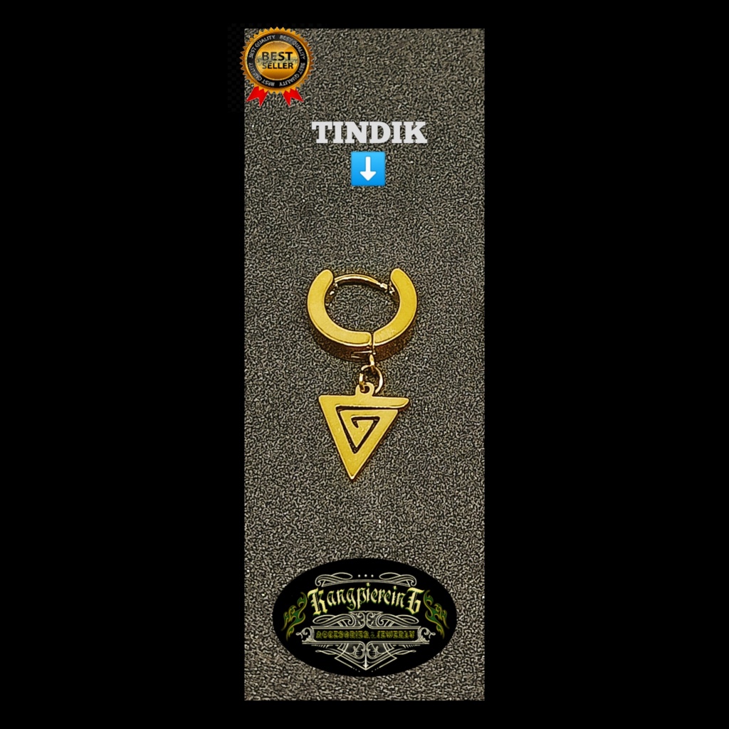 ANTING BTS A-9 TERBARU PRIA DAN WANITA TINDIK DAN JEPIT