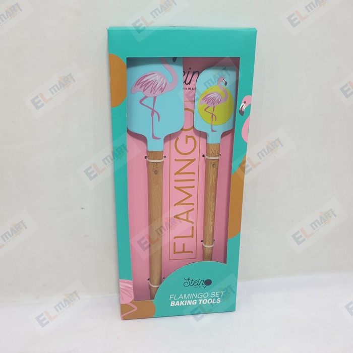 Stein Cookware Flamingo Set Baking Tools Spatula Tahan Panas ori