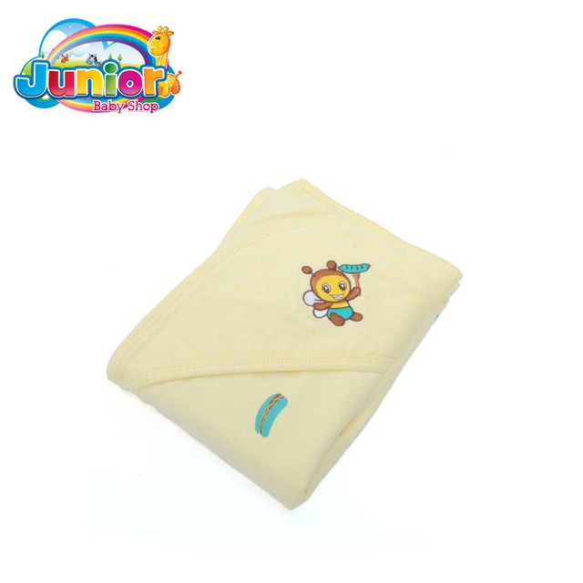 Babybee Fluffy Hood Blanket - Selimut Bayi