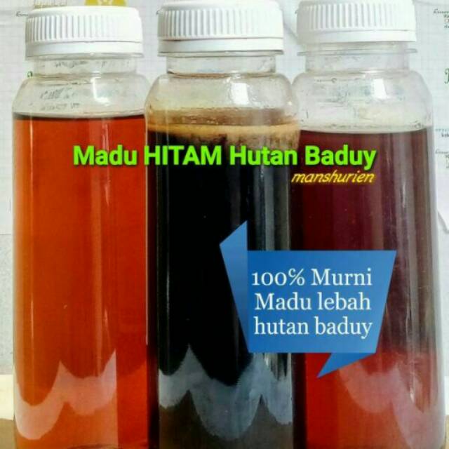 Madu ASLI HITAM PAHIT Hutan Baduy Asli dan Murni (300gr