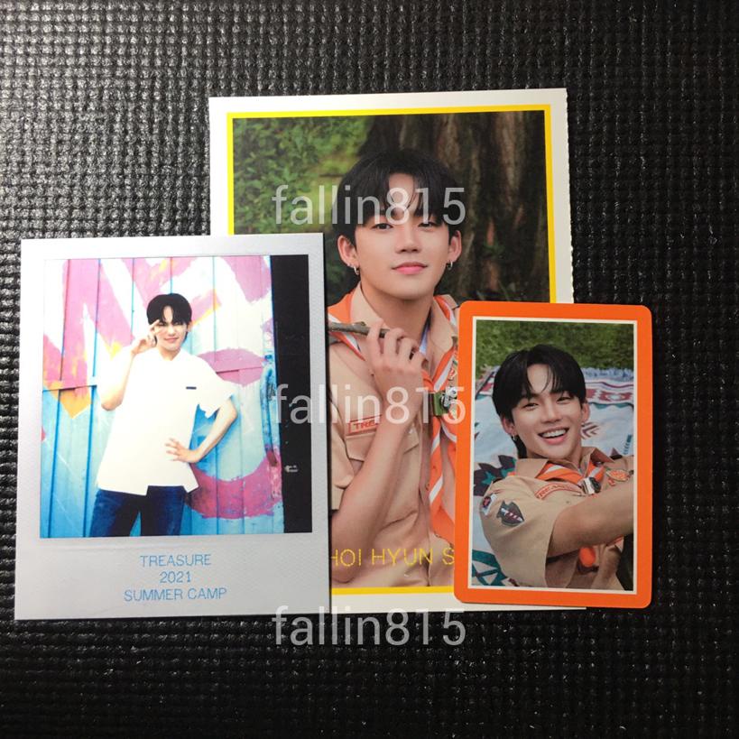 TREASURE SUMMER CAMP 2021 - Polaroid, Photocard & Postcard Member
