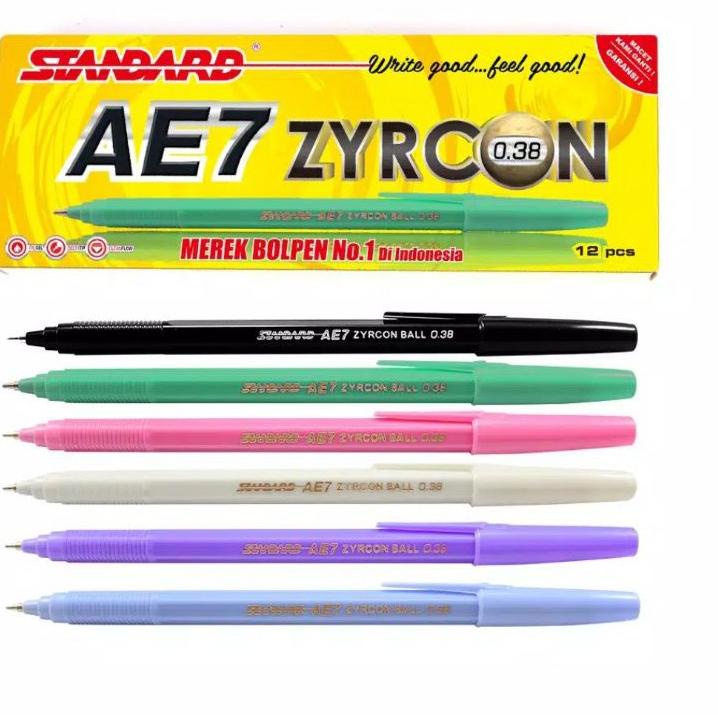 

Berkualitas! Pulpen AE7 Zyrcon Ball 0.38mm Grosir 1Lusin ~