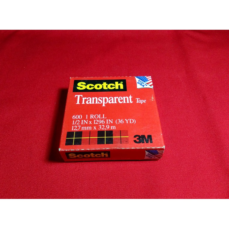 

3M Scotch 600 Transparent tape 1/2"x 1296" (36y)