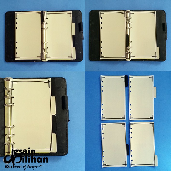 

Pembatas Binder Samping Polos Frame 2 Ring, 6 Ring, 20 Ring, 26 Ring 1 Set 4 Lembar Glossy Murah