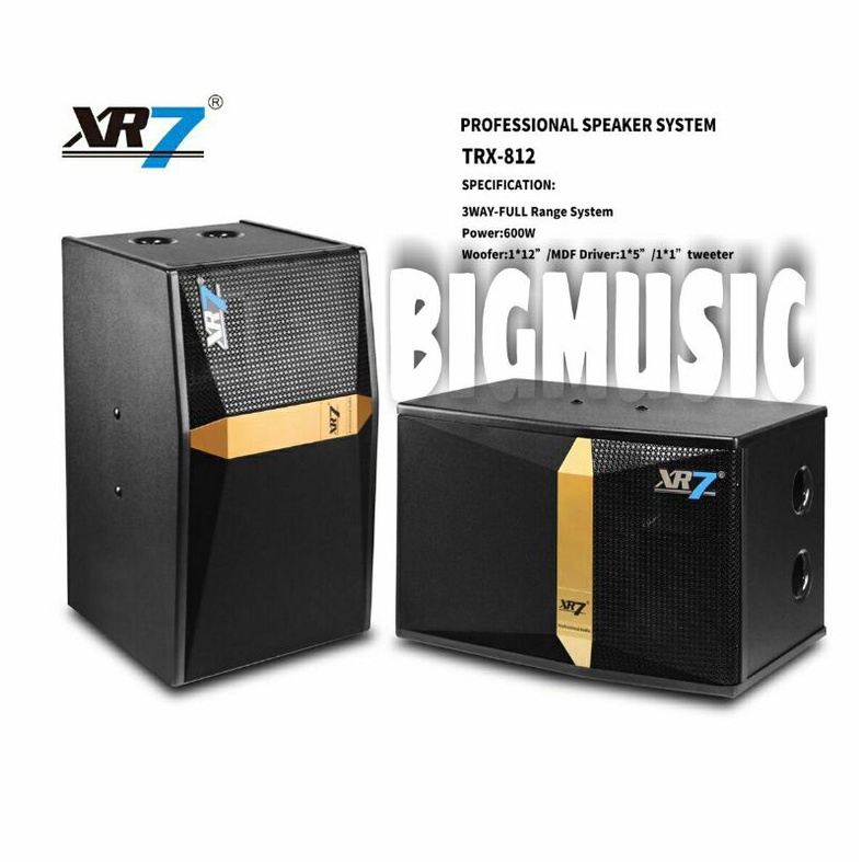 Speaker Karaoke Pasif XR7 TRX 812 Original 12 inch XR7 TRX812