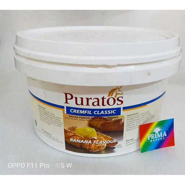 PURATOS CREMFIL CLASSIC BANANA FLAVOUR - 5KG