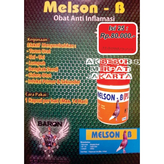 Melson B plus 25 kapsul
