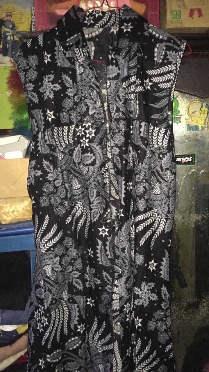 Gamis Syari Couple Keluarga Batik Jumbo Merak