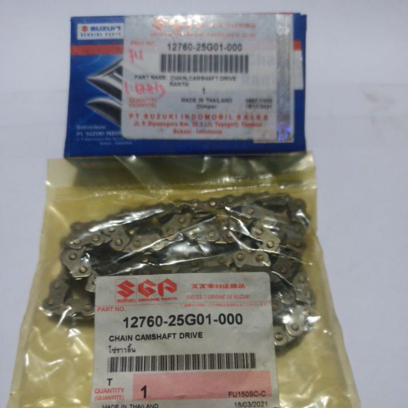 RANTAI KETENG SUZUKI SATRIA FU 150 ORIGINAL SUZUKI GENUINE PART THAILAND 12760-25G01-000