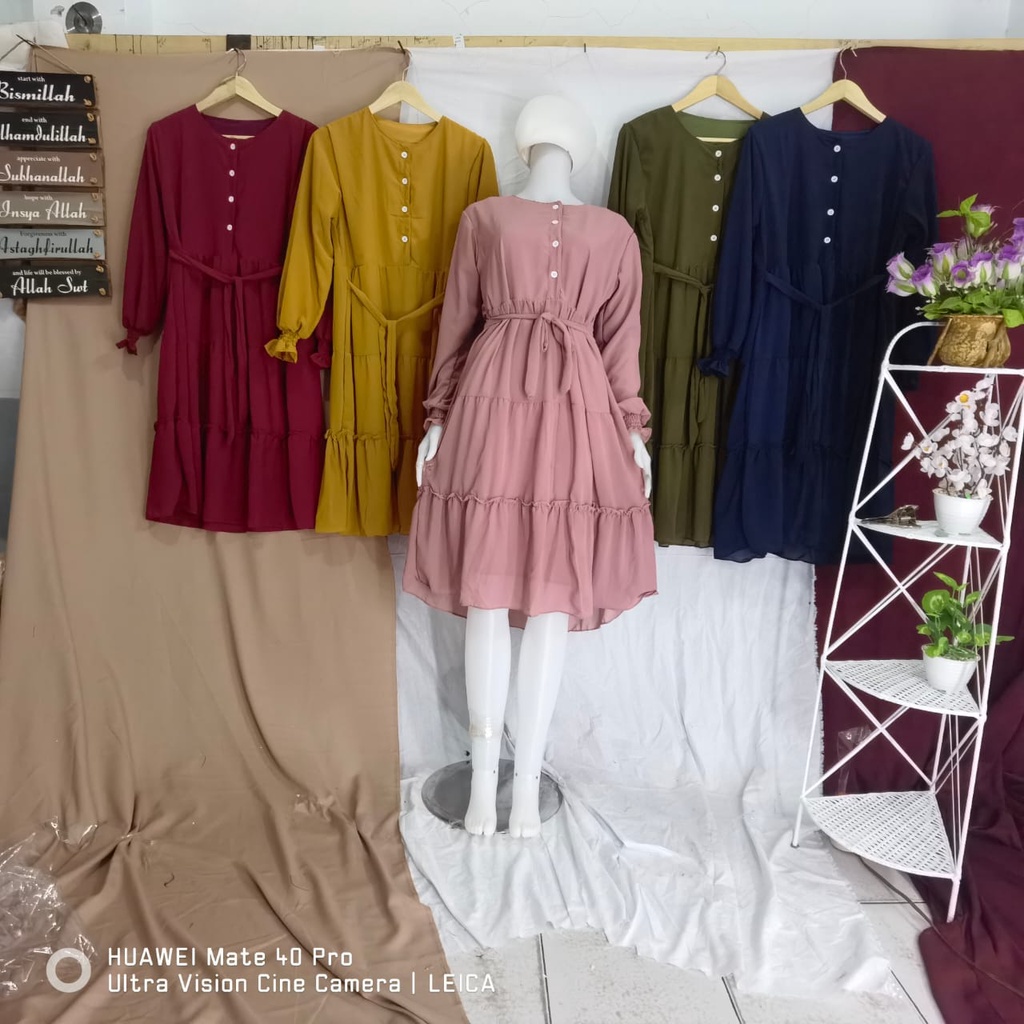 PROMO tunik hits terbaru 2022 bahan ceruty import simple cantik elegan