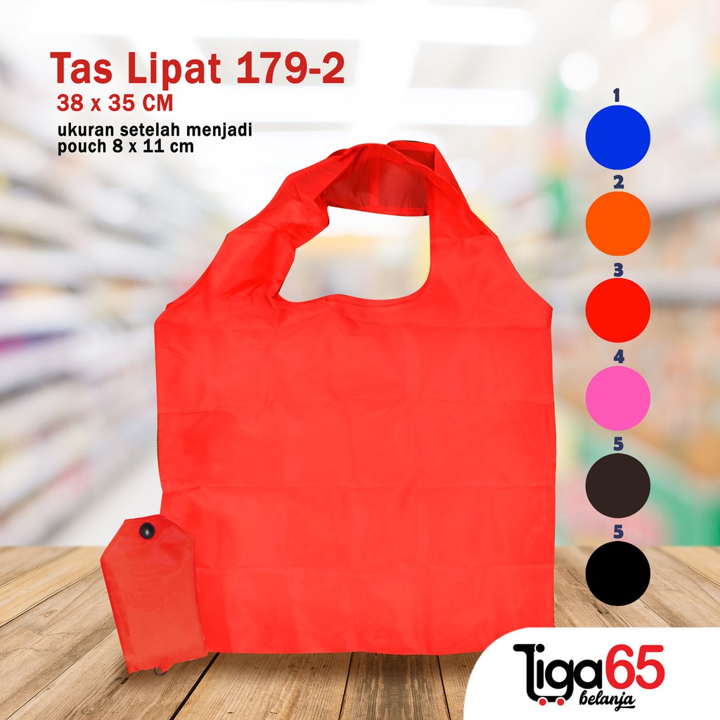 Tas belanja lipat / Tahan Air / ECOBAG / BAG MULTIFUNGSI / Tas lipat 179-2