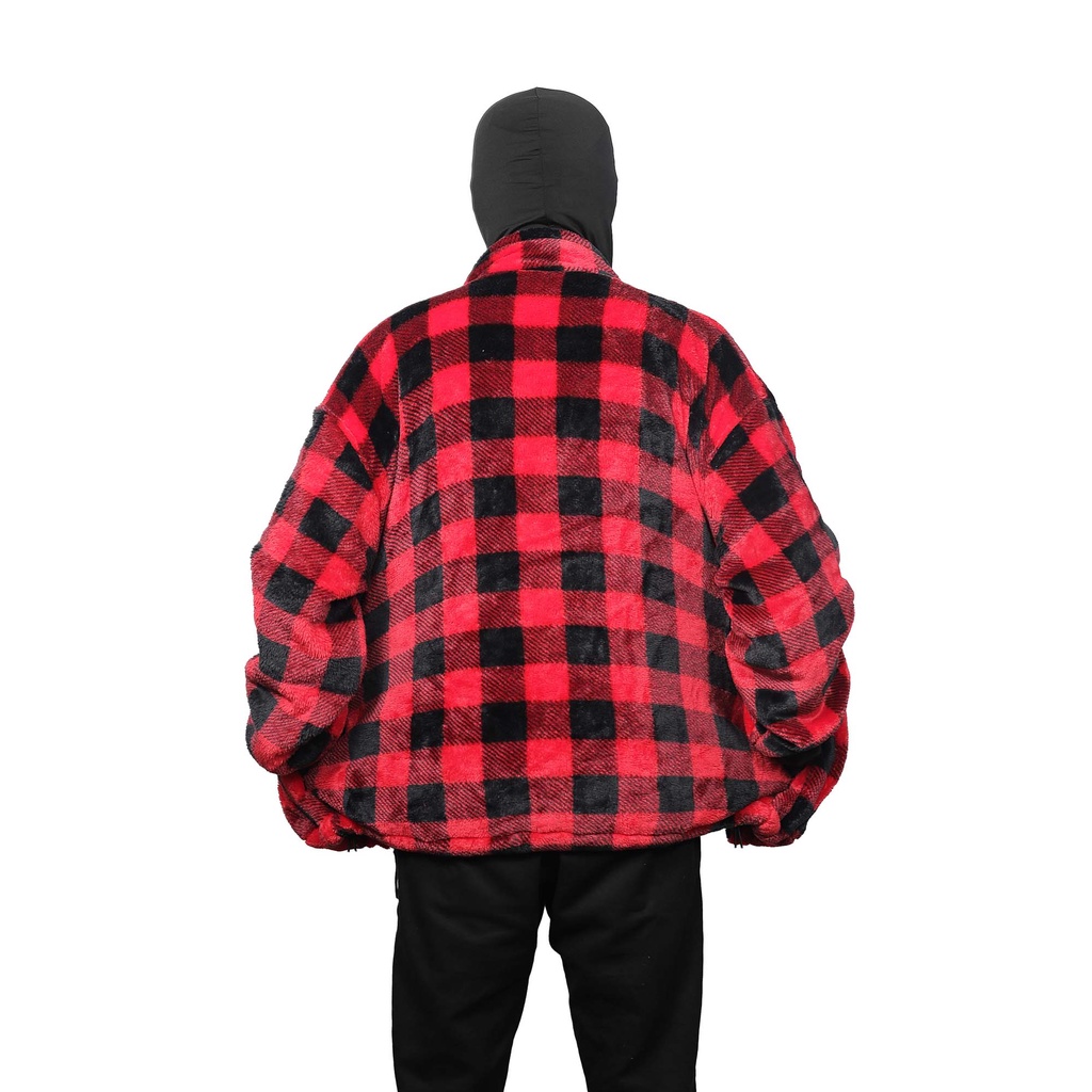 Heretic - Sherpa Jacket - Red Flannel Pattern