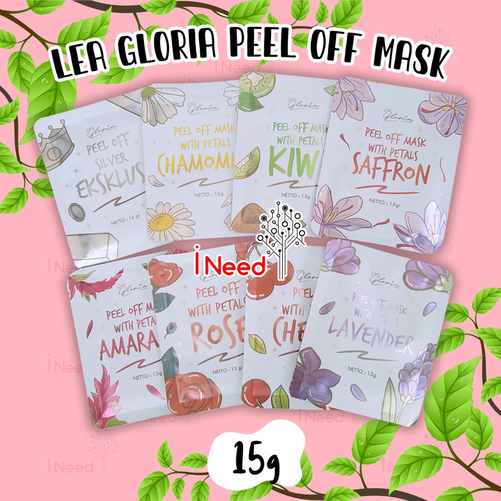 (INEED) NEW Lea Gloria Peel Off Mask - 15g | Makser Peel Off Lea Gloria