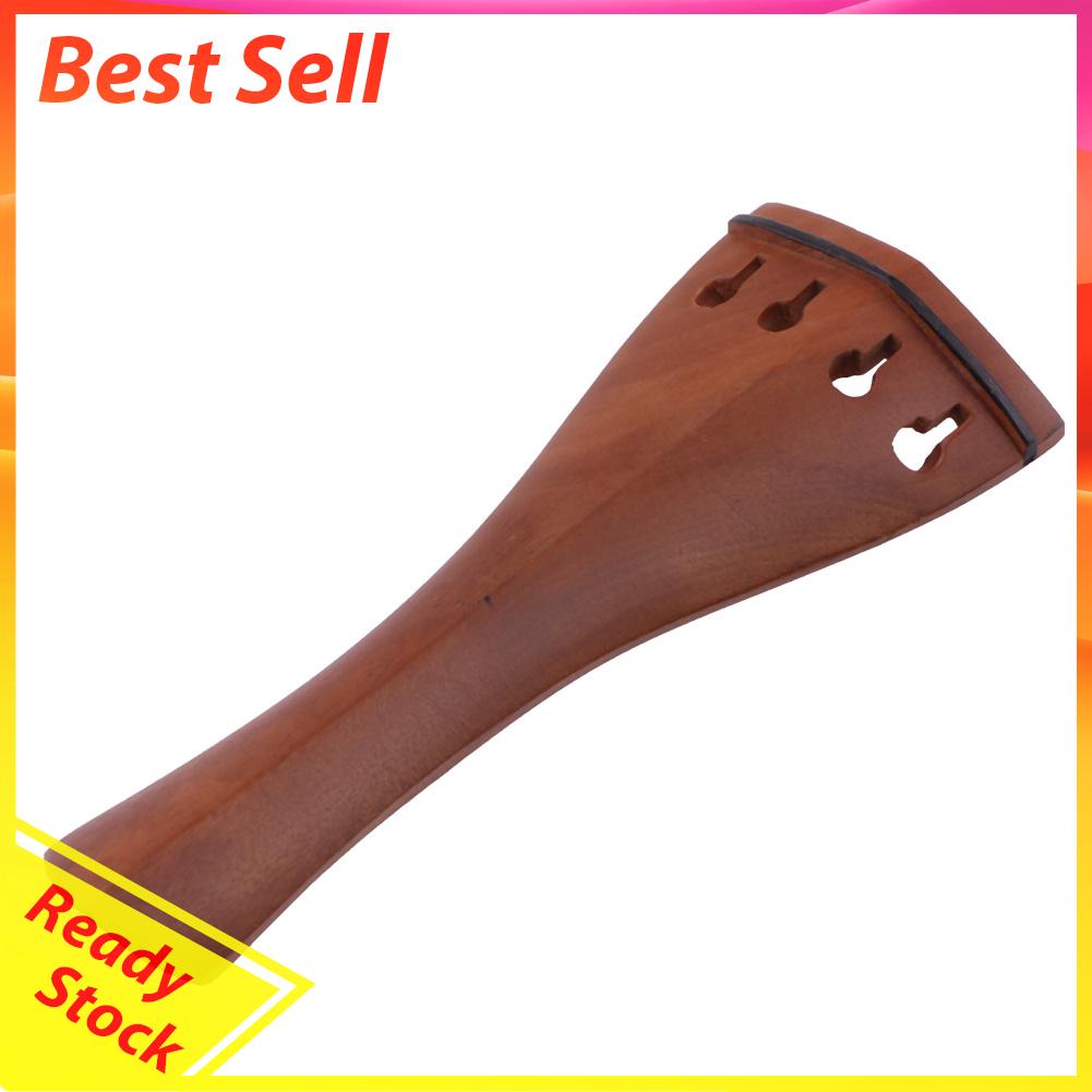 Tuner Tailpiece Besar Bahan Kayu Jujube Warna Coklat Untuk Biola 4 / 4-3 / 4