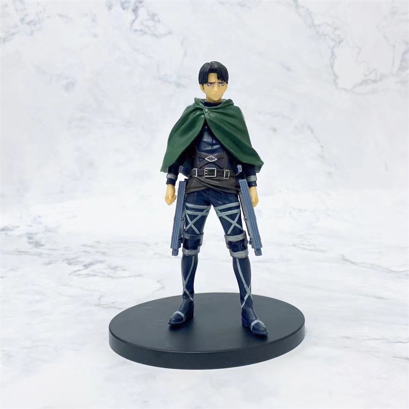 Mainan Action Figure Anime Attack on Titan Levi Rivaille Rival Ackerman