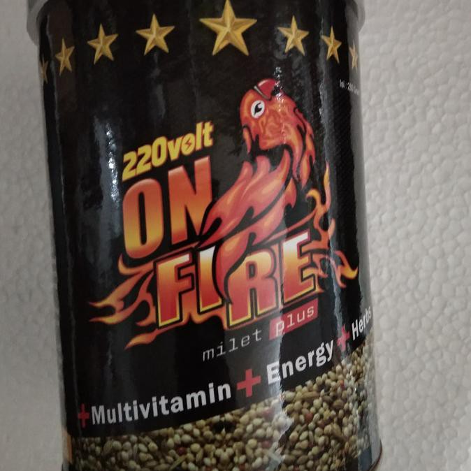 Best Seller] Pakan Burung Lovebird 220 Volt On Fire Bikin Gacor