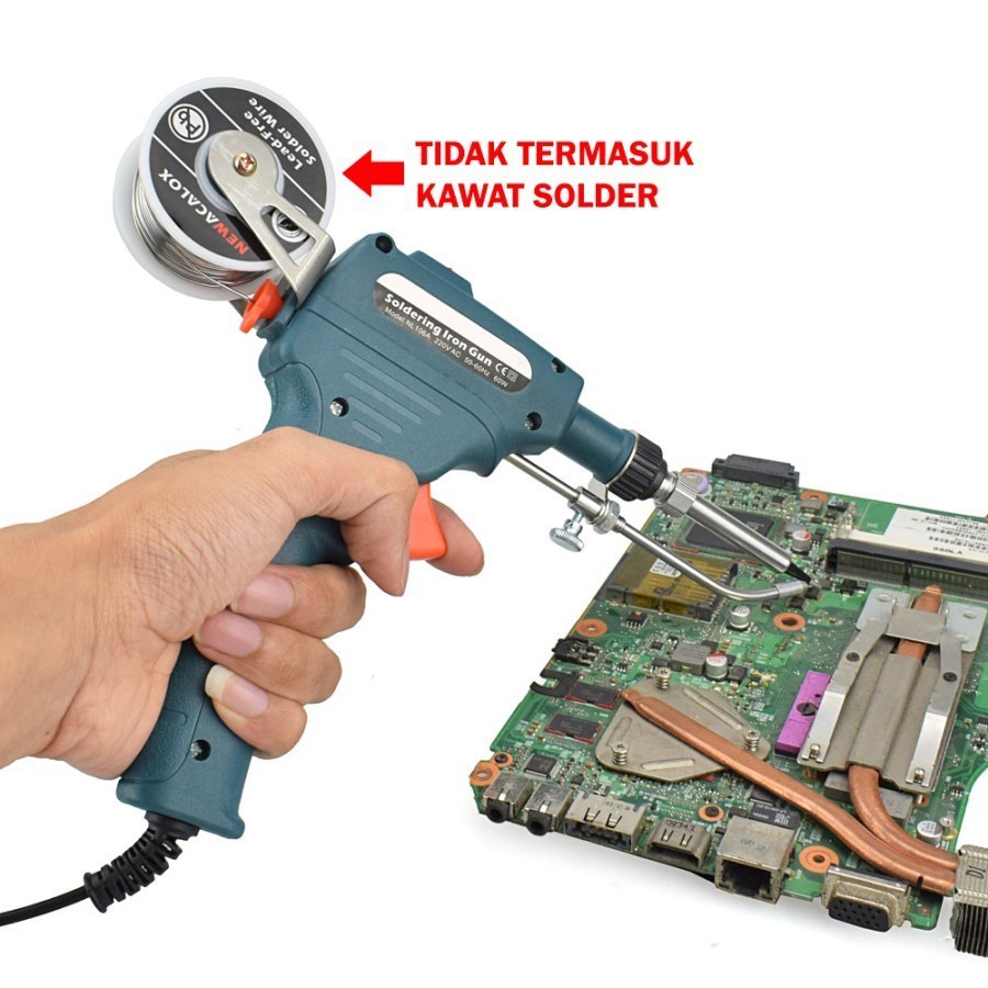 [CEV] Solder Iron Automatic Tin Gun 60W - GT10 Solder Listrik Timah Otomatis