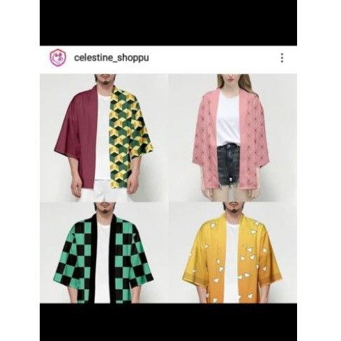 READY kimono haori tanjiro nezuko giyuu zenitsu kimetsu costume cosplay