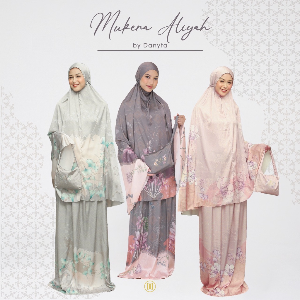 Mukena Print Silk Aliyah | Mukena traveling | by Danyta