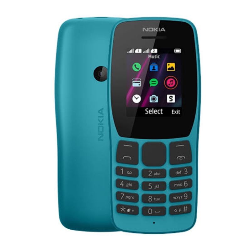 HP Jadul Nokia 105  Nokia 110 Model Baru RESMI TAM Original-Blue
