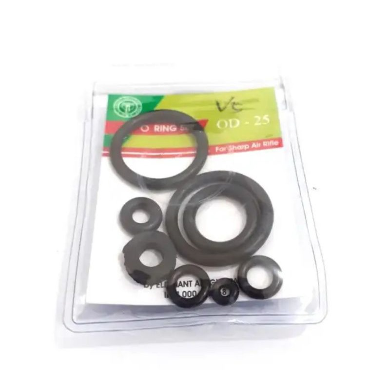 sil seal set oring elephant untuk tabung kapsul od 25 v5 8pcs