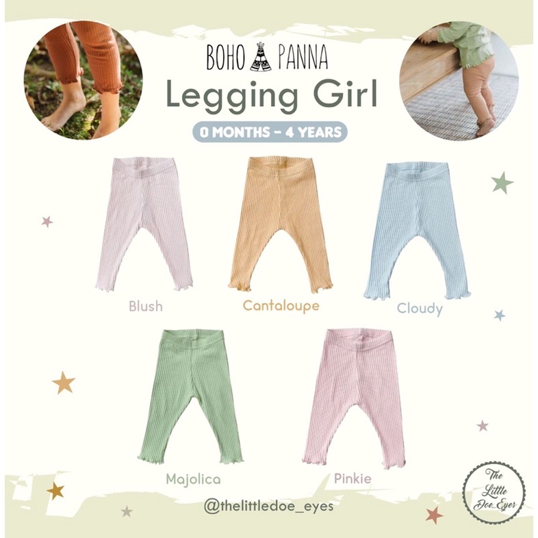 Bohopanna Legging Girl Celana Legging Anak Bayi