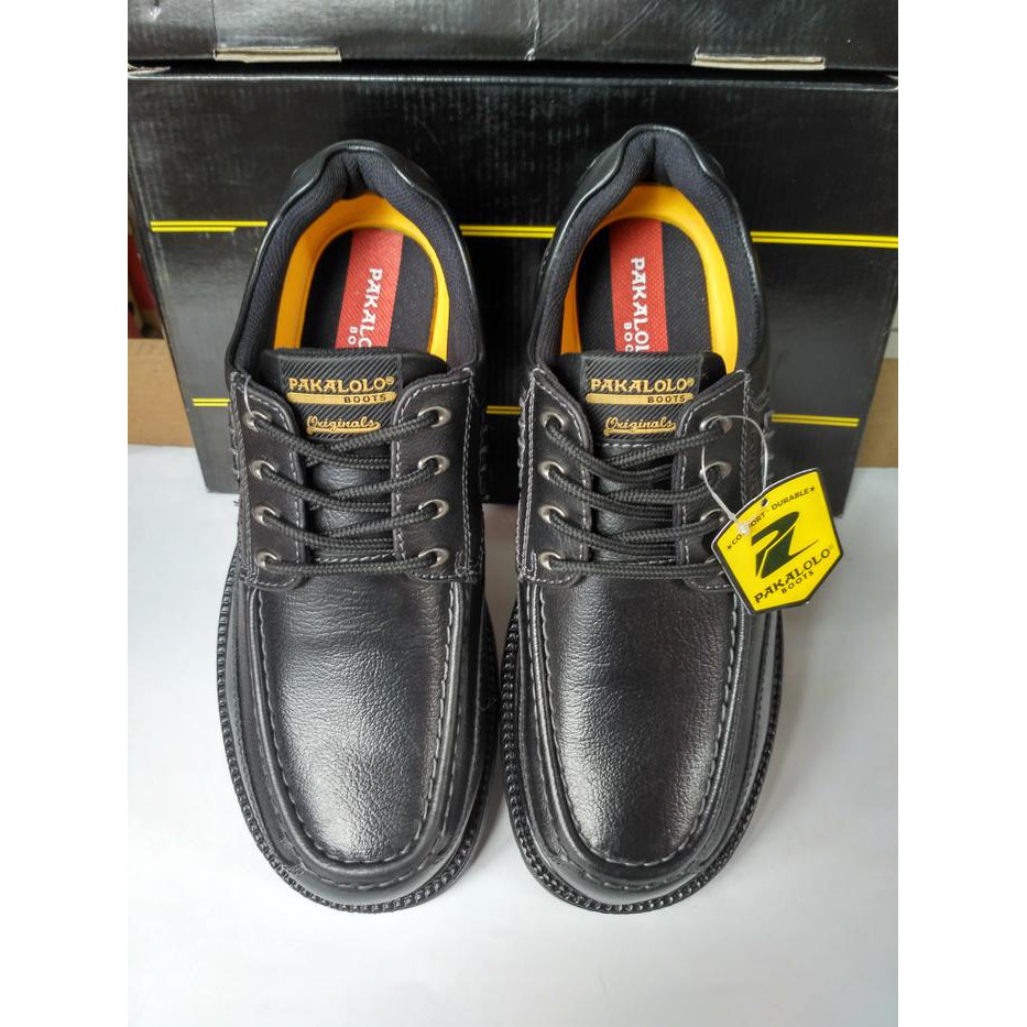 SEPATU KULIT PAKALOLO N8711 HITAM FULL ORIGINAL