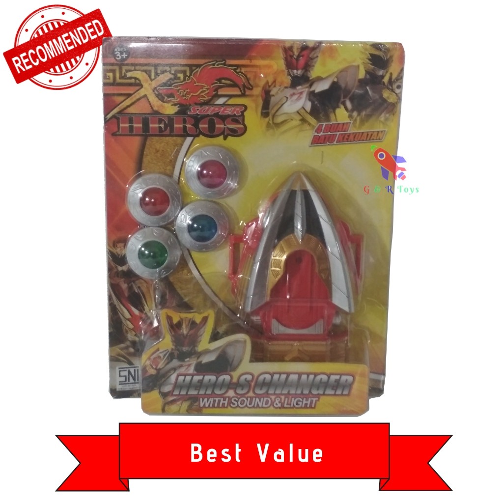 Jam Bima X Satria Garuda Hero-S Changer Dengan Suara & Lampu