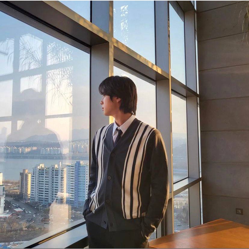 (Ready stock) CARDIGAN RAJUT KOREAN STYLE Cardigan SEOKJIN JIN STYLE BTS ( untuk reseller cek dekski