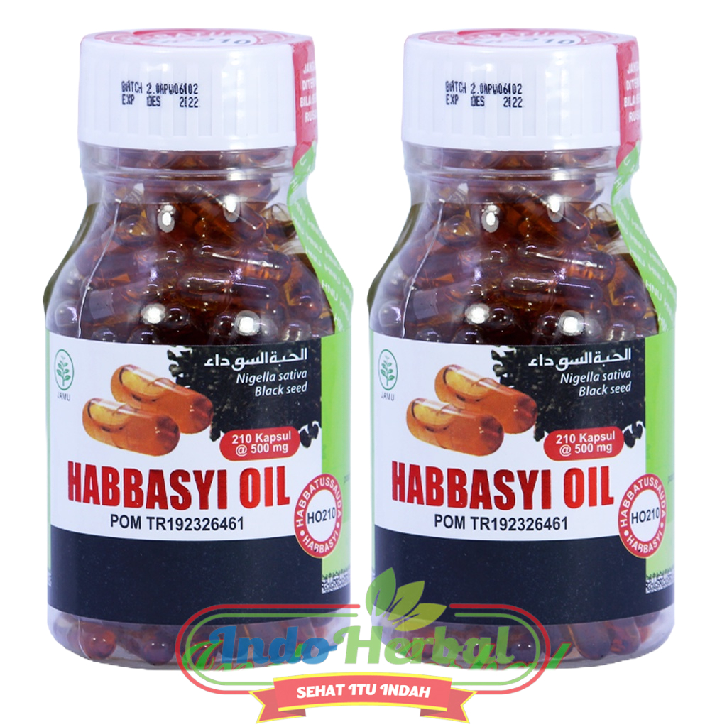 Habbasyi Oil Murni 210 Kapsul | Habbatussauda