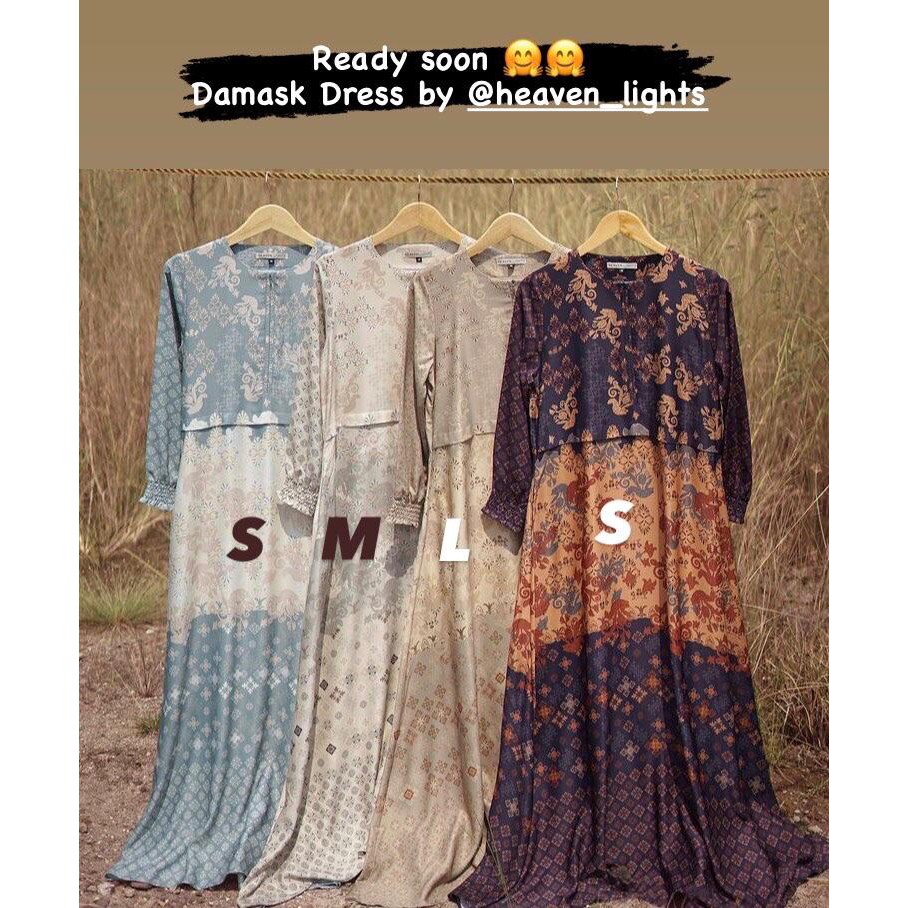 DAMASK DRESS BY HEAVEN LIGHTS