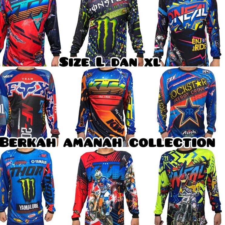 Penjualan Terbanyak.. Baju balap dewasa/ atasan balap dewasa/ baju trail motorcross/ baju balap moto