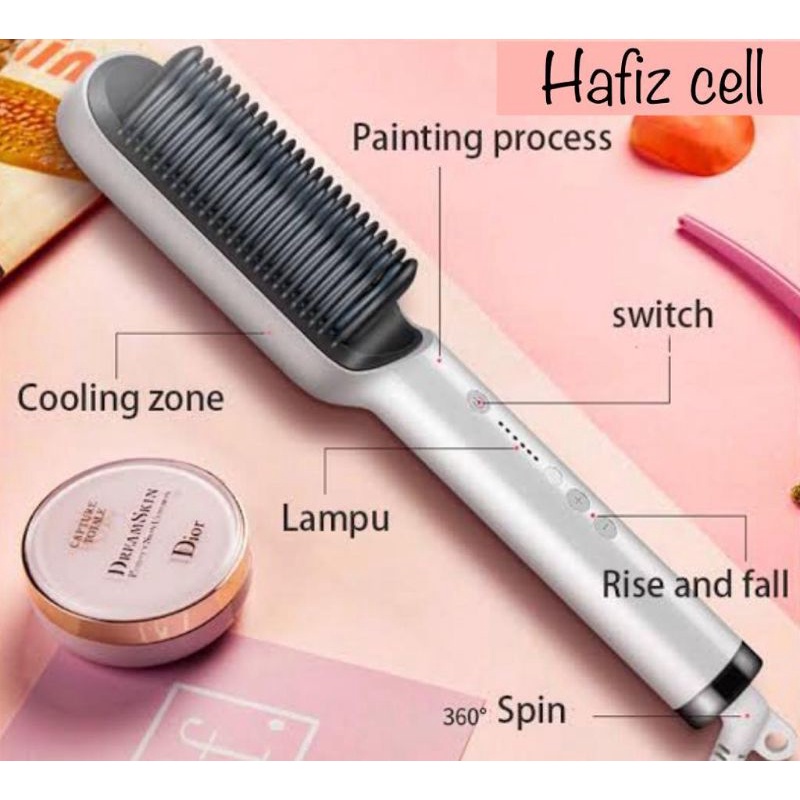 Catok Sisir pelurus rambut hair strightener  H909