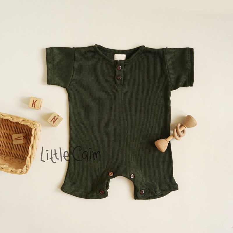 LITTLECAIM - BOO ROMPER | jumpsuit anak unisex