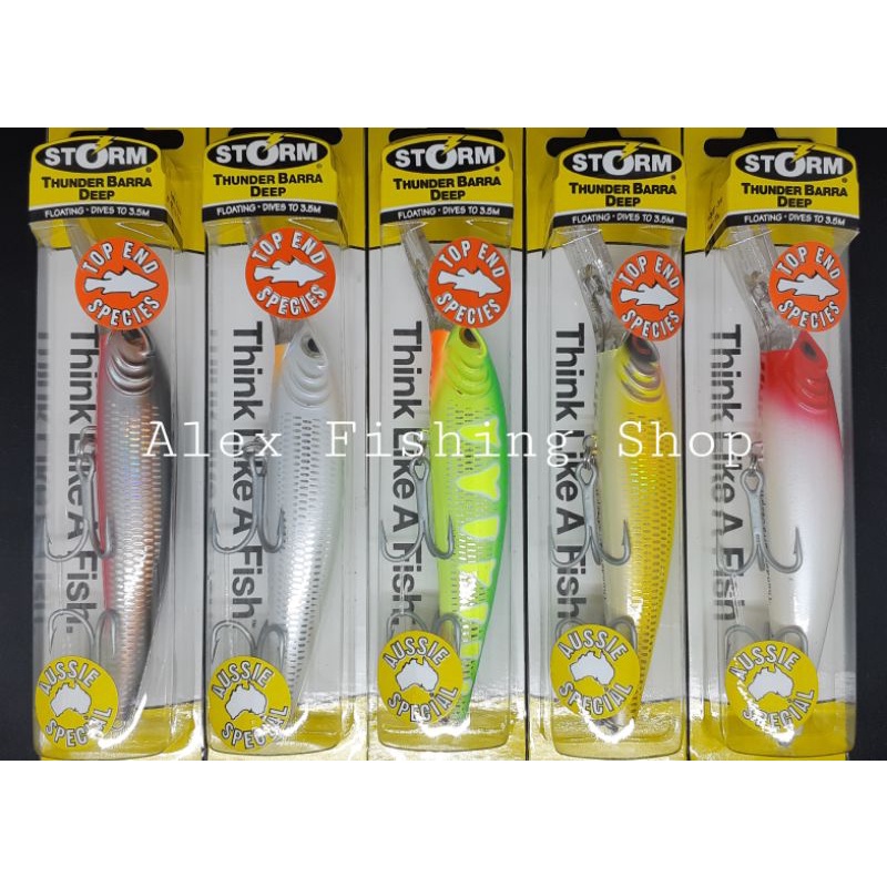 Umpan Casting Minnow Storm Thunder Barra Deep 11cm/25gr