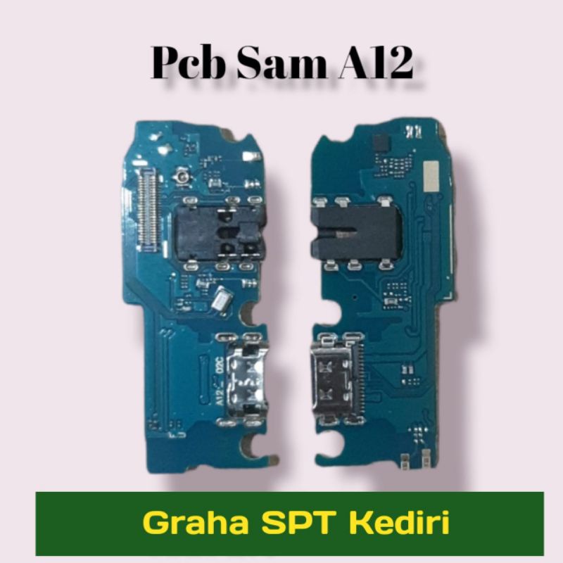 flaxibel board Samsung A12 papan cas pcb konektor connector carger samsung A12