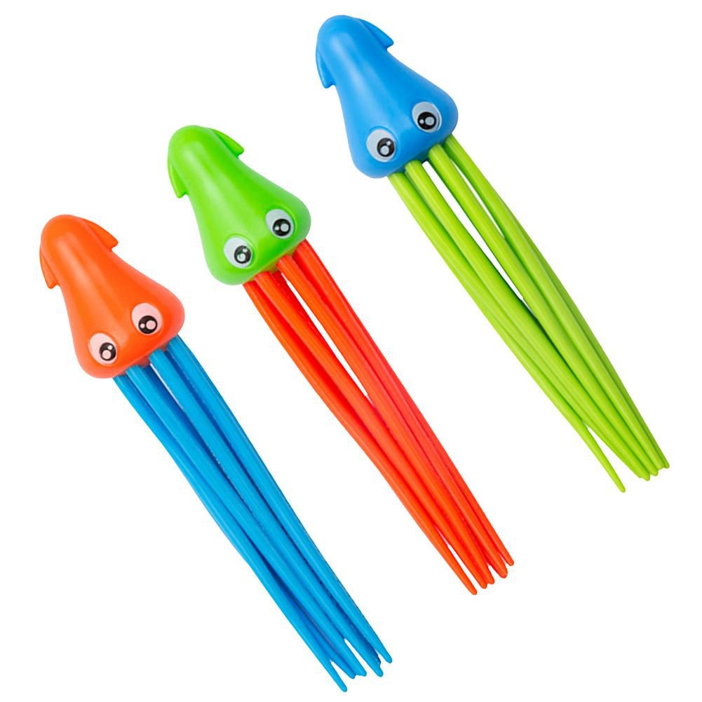 3pcs Children Swimming Octopus Pool Diving Toys Children Funny Octopus Play Water Toys Underwater Training Fun Bath Toys Gift