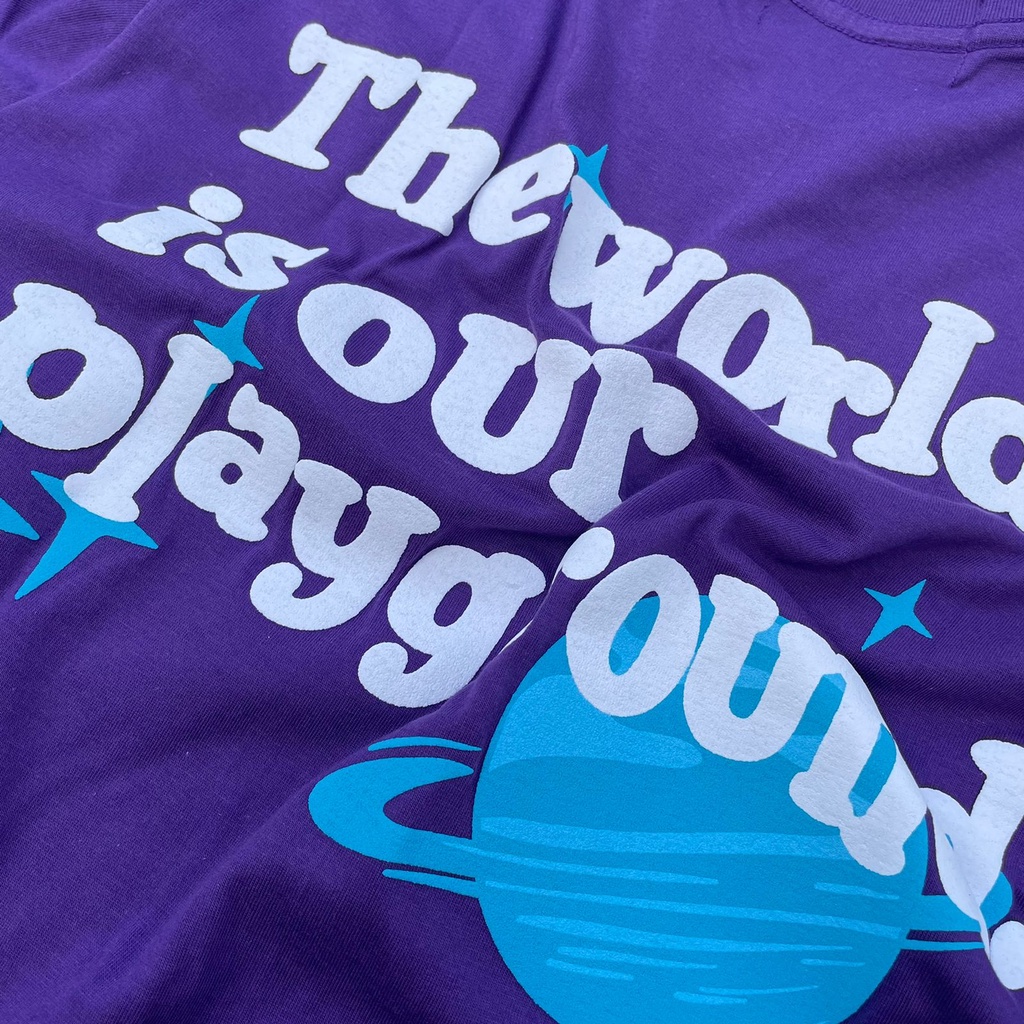 T-SHIRT | PLAYGROUND | DARK PURPLE | YIKESALLDAY