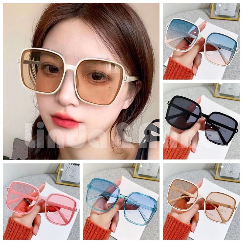 Kacamata Hitam UV400 Untuk Pria Dan Wanita - Kacamata Fashion Frame Kotak Korean Style