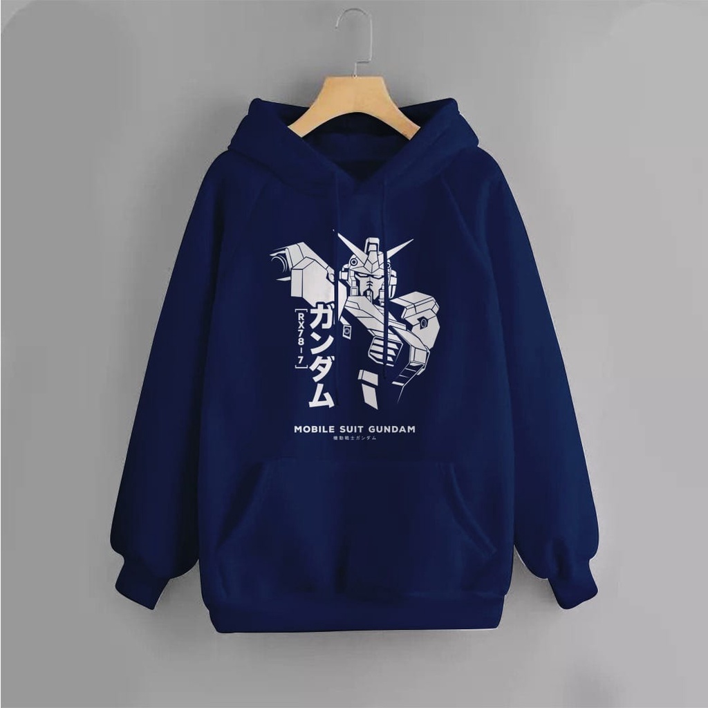 GUNDAM HOODIE PRIA - ATASAN HOODIE TEBAL PREMIUM