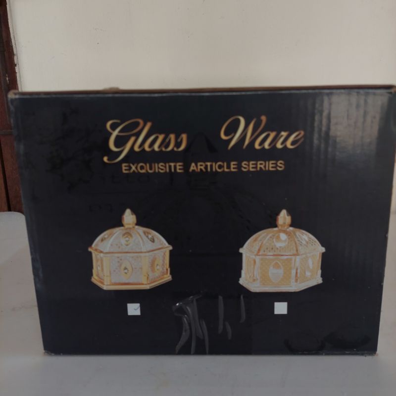 NEW - Capodimonte Toples Kaca Gold