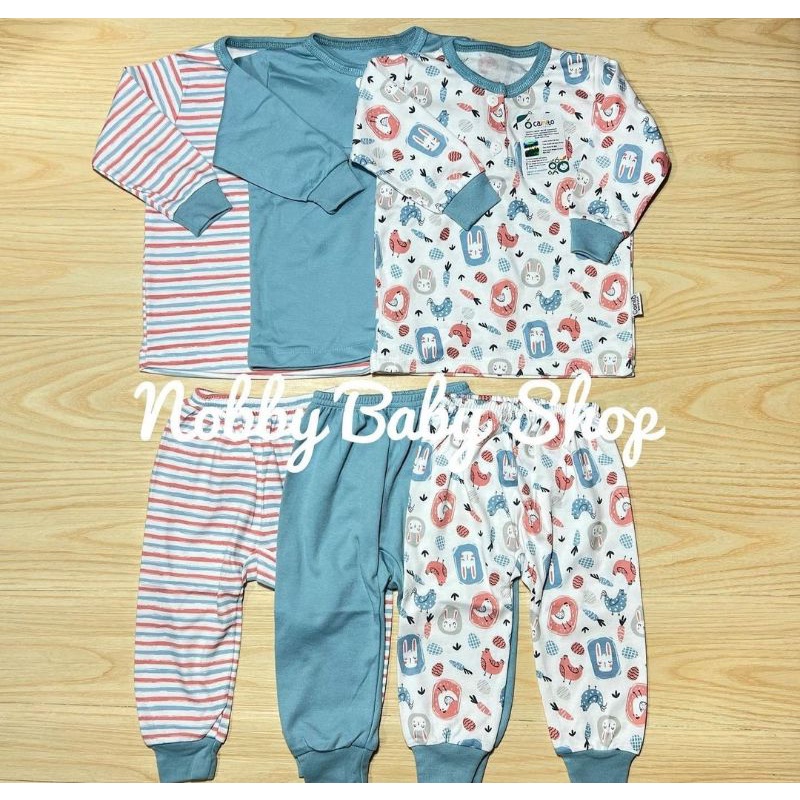 Cainito Baby Wear Setelan Oblong Panjang Kancing Dada SML