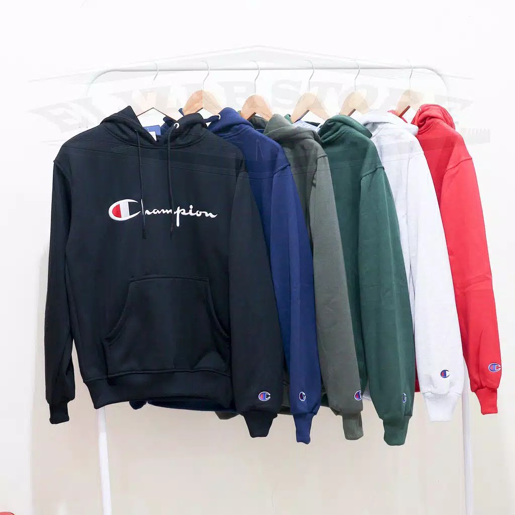 Champion pria wanita premium - hoodie &amp; sweatersit champion unisex