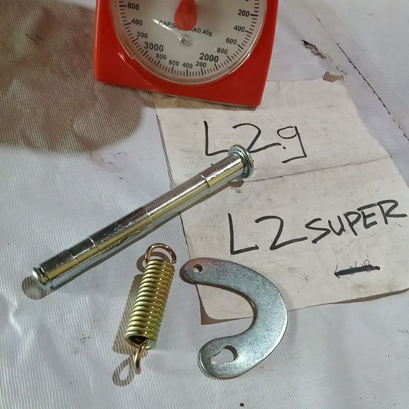 as standart tengah Yamaha l2g+tapal kuda+per standar 2