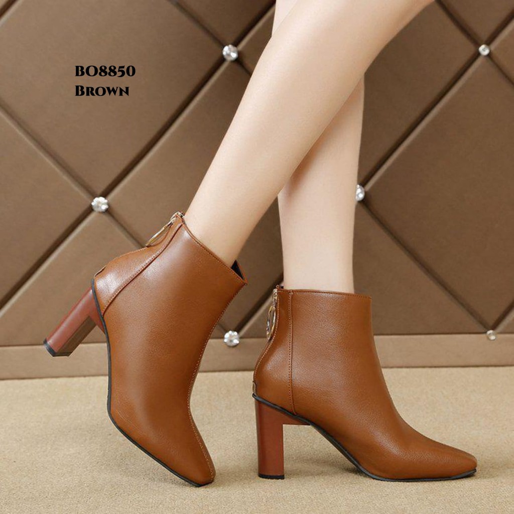 PRF SEPATU BOOTS HEELS KOREA BO8850