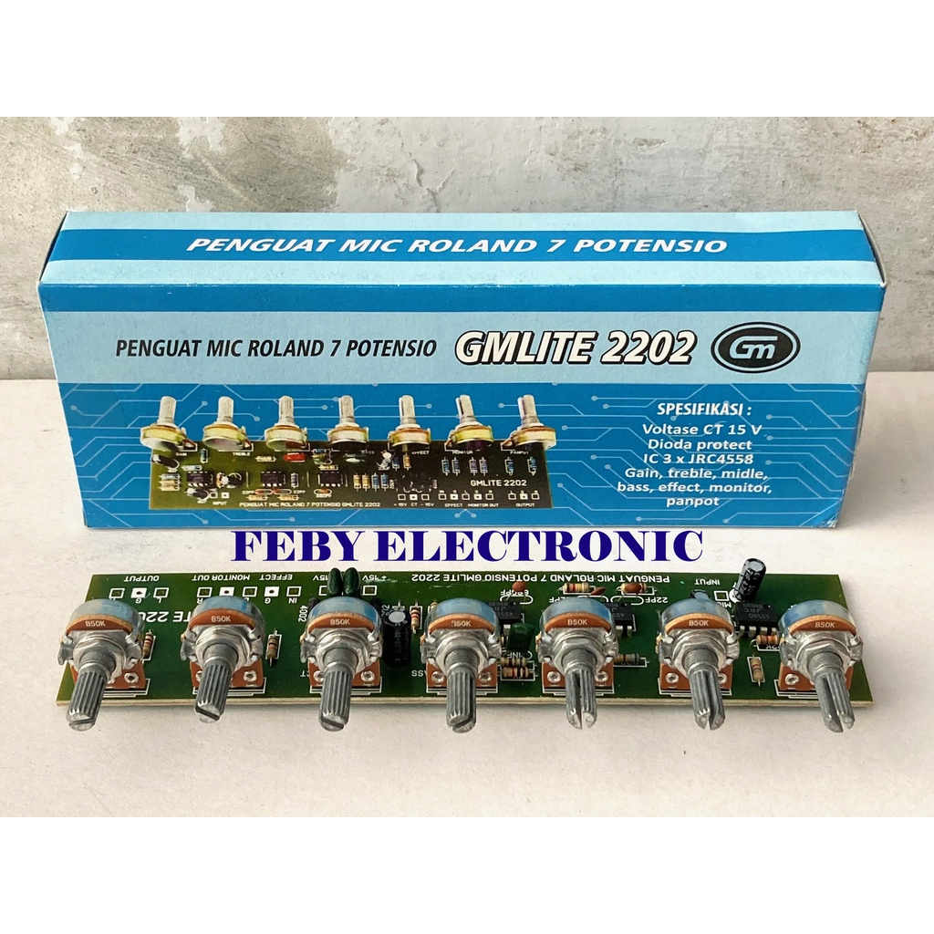 KIT GMLITE 2022 Penguat Mic Roland 7 Potensio
