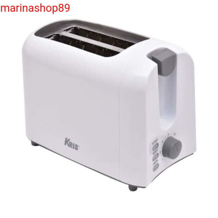 krisbow toaster 2 slice_alat pemanggang roti krisbow putih