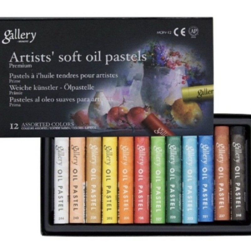 

Mungyo Artist Soft Oil Pastel Crayon Warna 12pcs